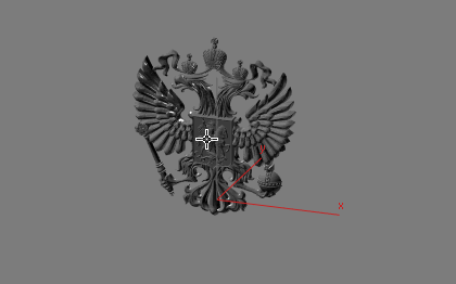 STL модель герба РФ готовая
