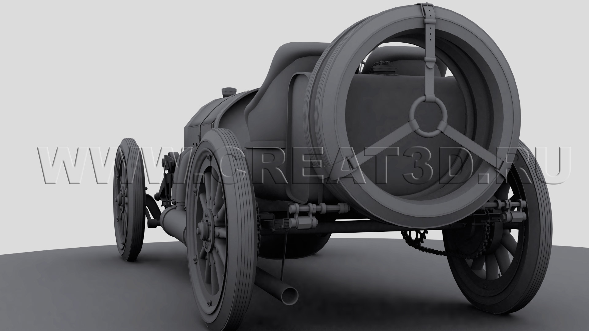 3D модель Mercedes GP 1908